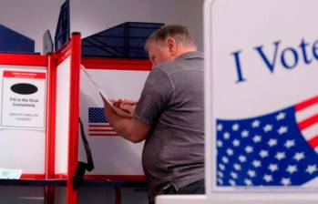 Los centros de votación abrieron este martes desde las 6:00 a.m. hora local en la costa este de Estados Unidos. Este 5 de noviembre es el último día para votar. FOTO: AFP