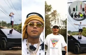 Javier Arias ‘Stunt’ fue absuelto en Turbo tras investigación por porte de armas. Foto: redes sociales @javier.arias.stunt / Policía Urabá 