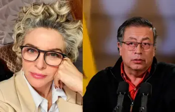 Margarita Rosa de Francisco criticó el liderazgo de Gustavo Petro y aseguró que no volverá a defender públicamente a un político. Foto: redes sociales @margaritarosa.defrancisco y Presidencia