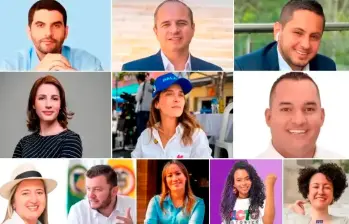 Arriba: Hernán Cadavid, Juan Espinal y Esteban Quintero; en el centro: Julia Correa, María Clara Posada y Daniel Restrepo; abajo: María Eugenia Lopera, Santiago Montoya, Carolina Corcho, Kamelia Zuluaga Navarro e Isabel Zuleta. FOTO EL COLOMBIANO Y CORTESÍA