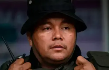 Alexánder Díaz Mendoza (“Calarcá”), cabecilla de las disidencias de las Farc. FOTO: ARCHIVO.
