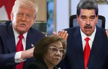 Villavicencio explicó que Maduro “puede irse sin que tenga que pasar por la cárcel”, en medio de los diálogos para una salida pacífica. FOTOS: COLPRENSA Y AFP