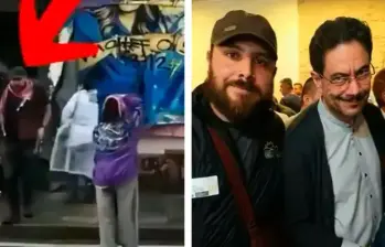 El pasado jueves un grupo de personas vandalizó esa sede, ubicada en el norte de Bogotá. Pasó el mismo día que hubo ataques contra establecimientos comerciales y entidades bancarias. FOTOS: CAPTURA DE PANTALLA.