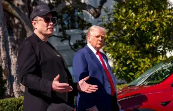 Para el presidente de Estados Unidos, Donald Trump, no sería mala idea deportar a su ex consejero superior Elon Musk. FOTO: GETTY