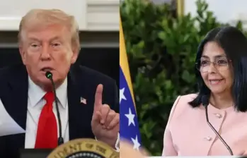 Delcy Rodríguez asumió como presidenta interina de Venezuela, según orden del Tribunal Supremo de Justicia. Foto: Getty