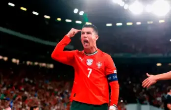 El futbolista portugués Cristiano Ronaldo es el máximo goleador en la historia del fútbol con 953 anotaciones. Su objetivo es llegar a los 1.000 de manera oficial. Foto: Getty