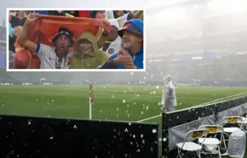 ¿Por qué se detienen los partidos cuando hay rayos? El protocolo que aplica en el Mundial 2026. Foto: AFP y captura de video redes sociales @Dsport