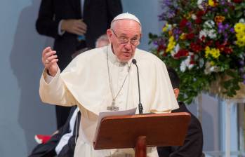 El papa Francisco hizo la declaración en medio de su visita a Bélgica y Luxemburgo. FOTO: Juan Antonio Sánchez 