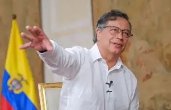 Gustavo Petro, presidente de Colombia. FOTO PRESIDENCIA. 