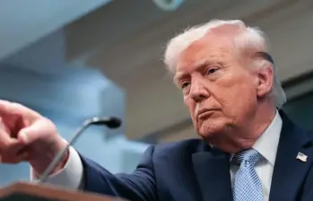 Donald Trump aseguró que las conversaciones con Irán podrían retomarse en los próximos días. FOTO: AFP. 