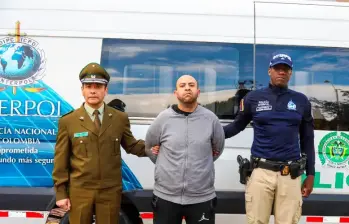 Extraditaron desde Colombia a Chile a Dayonis Junior Orozco Castillo, alias ‘Botija’. FOTO: Colprensa