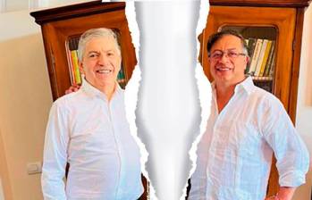 César Gaviria y Gustavo Petro medirán sus fuerzas dentro del liberalismo para definir si el partido se declara en independencia. FOTO CORTESÍA