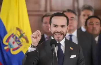 Abelardo de La Espriella también anunció que, por primera vez, la dirigencia de la POLFA estará conformada por mujeres. Foto: Colprensa