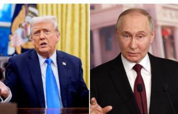 El presidente estadounidense, Donald Trump, dijo que sería “muy decepcionante” que el presidente de Rusia, Vladimir Putin, rechace su plan de alto el fuego de 30 días para Ucrania. FOTO: GETTY