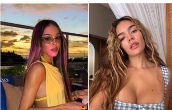 Danna Paola respondió a comparaciones con Karol G por su nuevo videoclip. FOTO: INSTAGRAM