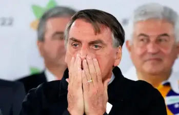 Jair Bolsonaro fue condenado en septiembre a 27 años de cárcel por intento de golpe de Estado. FOTO GETTY