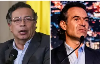 El presidente Gustavo Petro y el alcalde de Medellín, Federico Gutiérrez. FOTOS: Colprensa y Archivo El Colombiano