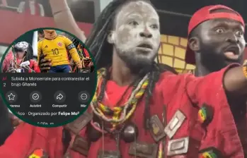 Ghana, entre el fútbol y la brujería: la tradición espiritual que enfrentará Colombia en el Mundial. Foto: redes sociales