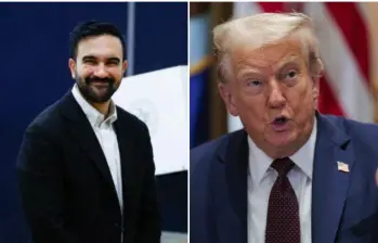 El demócrata Zohran Mamdani, crítico del presidente Donald Trump, ganó las elecciones a la alcaldía de Nueva York, convirtiéndose en el primer alcalde musulmán de la ciudad más poblada de Estados Unidos. FOTO: AFP