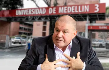 Néstor Raúl Posada fue nombrado rector de la Universidad de Medellín en 2024. FOTO El Colombiano