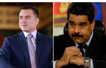 El presidente de Ecuador, Daniel Noboa, marca distancia con Nicolás Maduro ante una posible disputa migratoria entre Estados Unidos y Venezuela. FOTO: XINHUA | AFP