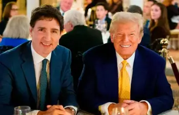 La relación diplomática entre Donald Trump y el primer ministro Justin Trudeau se deteriora tras anuncio de aranceles de EE. UU. a Canadá y México. FOTO: Tomada de X @JustinTrudeau