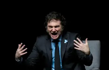 Javier Milei, presidente de Argentina. FOTO: Getty