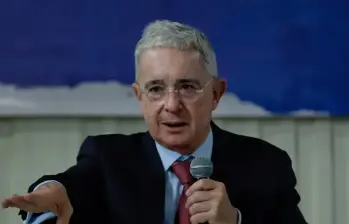 Álvaro Uribe, expresidente y líder del Centro Democrático. Foto: Colprensa.