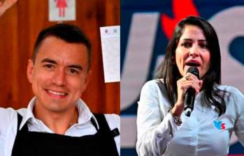 Ecuador elige presidente, los más opcionados son Daniel Noboa y Luisa González. FOTO AFP