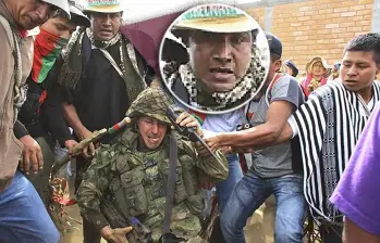 La comunidad, liderada por Acosta, agredió y expulsó a los soldados que estaban en la zona haciendo un operativo contra la guerrilla de las Farc en 2012. Foto: Getty Images