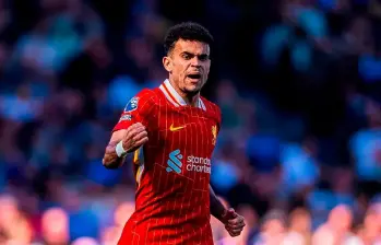 Luis Díaz convirtió 17 goles con Liverpool en esta temporada entre todas las competiciones. FOTO: Tomada de X @LFC