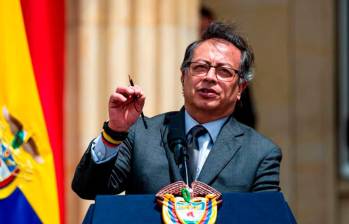 El presidente Gustavo Petro respaldó el anunció del director del DPS, Gustavo Bolívar. FOTO GETTY