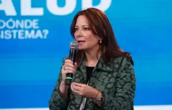 La ministra de Salud, Ana María Vesga, habló este 7 de septiembre sobre los problemas que encontró de la gestión de Guillermo Jaramillo. FOTO REDES SOCIALES