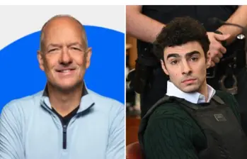 Andrew Witty (izquierda) renunció al puesto de CEO de UnitedHealth, una de las mayores aseguradoras de salud de Estados Unidos, meses después del asesinato de Brian Thompson, presuntamente a manos de Luigi Mangione (derecha). FOTO: UnitedHealth y Getty