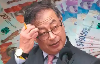 El Gobierno de Gustavo Petro podría incumplir la meta de recaudo por tercer año consecutivo. FOTO COLPRENSA Y PRESIDENCIA.