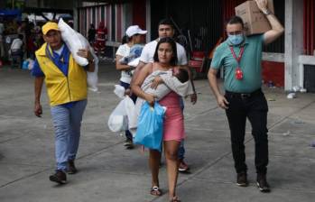 Cúcuta se encuentra movilizando grandes esfuerzos tras haber recibido un total de 24.976 personas desplazadas desde el Catatumbo, por lo que se le solicitó a la Cancillería no ingresar los migrantes venezolanos deportados de Panamá a la ciudad. FOTO: Colprensa