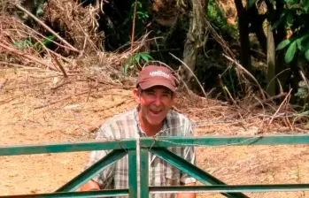 Fabio Berrío tiene 61 años. Había sido secuestrado el 19 de junio de su finca. FOTO CORTESÍA