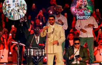 Turistas nacionales y extranjeros llegaron a Medellín para asistir a conciertos, ferias y partidos. En los detalles: Bad Bunny y el futbolista argentino Lionel Messi. FOTO Manuel Saldarriaga y GETTY