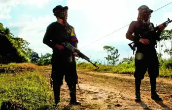Se reportaron también combates entre disidencias de las Farc en el Cauca. IMAGEN DE REFERENCIA. FOTO: JULIO CÉSAR HERRERA