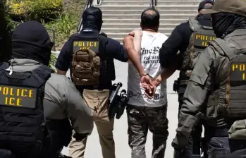 Detenciones de colombianos por ICE superan en 74 % las de 2024. Foto: AFP