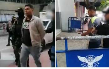 Alberto García Madariaga y Luis Fernando Sánchez Gómez fueron condenados este domingo 13 de julio por los delitos de desaparición forzada y hurto calificado y agravado. FOTO: FISCALIA
