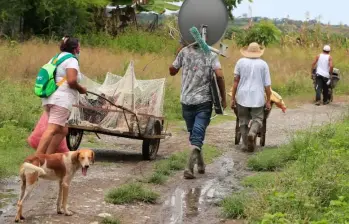 Según la Defensoría, más de 101.000 personas fueron desplazadas de manera forzada en Colombia entre el 1 de enero y el 30 de noviembre de 2025. Imagen de referencia. FOTO: Archivo EL COLOMBIANO, Jaime Pérez