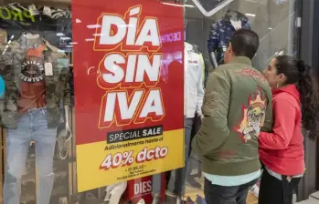 El proyecto de ley buscaba institucionalizar el Día sin IVA como política de Estado. FOTO: EL COLOMBIANO