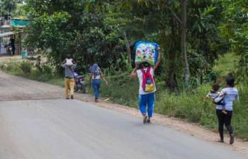 Según los registros de Naciones Unidas, hay registro del desplazamiento forzado de más de 18 mil personas. Imagen de referencia. FOTO: Julio César Herrera