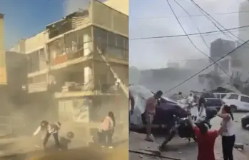 Así se vivió en Manizales el sismo que este lunes 10 de agosto tuvo lugar en Colombia. FOTO: Cortesía.