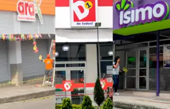 Ara, D1, Ísimo. FOTO COLPRENSA Y EL COLOMBIANO. 