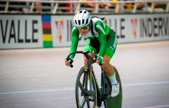 La ciclista Luciana Osorio Betancur, de 17 años, es la deportista antioqueña que más medallas de oro ha ganado hasta el momento en los Juveniles: consiguió cinco. FOTO tomada del instagram de @indeportesantioquia