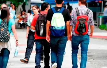 Pese a la reducción de la cifra, aún hay una población importante de jóvenes que ni estudian ni trabajan. FOTO: Colprensa