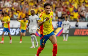 Luis Díaz sería de nuevo titular con Colombia en el duelo amistoso ante Australia, este martes en Nueva York. FOTO: Juan Antonio Sánchez