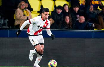 Falcao García, que tiene 37 años, es el futbolista colombiano con más experiencia en el fútbol del Viejo Continente. Esta temporada, con el Rayo Vallecano, será su decimoséptima temporada en Europa. FOTO Getty 